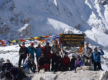 Larkye Pass, Manaslu Circuit, October 2016